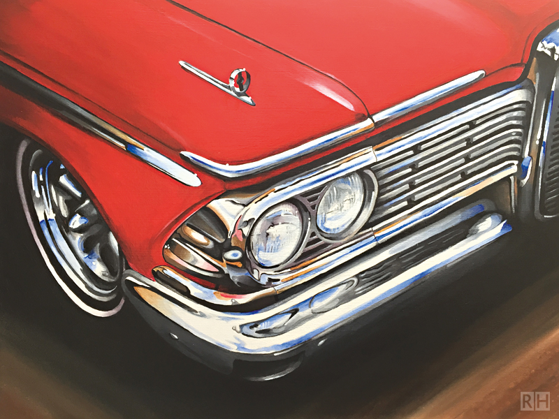 Painting Ford Edsel