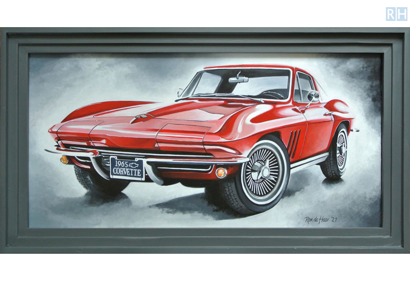 Painting Corvette Stingray 1965